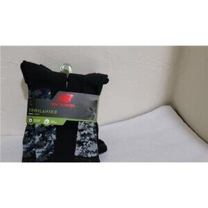 Ultimate Trail & Hike Comfort: New Balance Men's Crew Socks 5 Pair Size